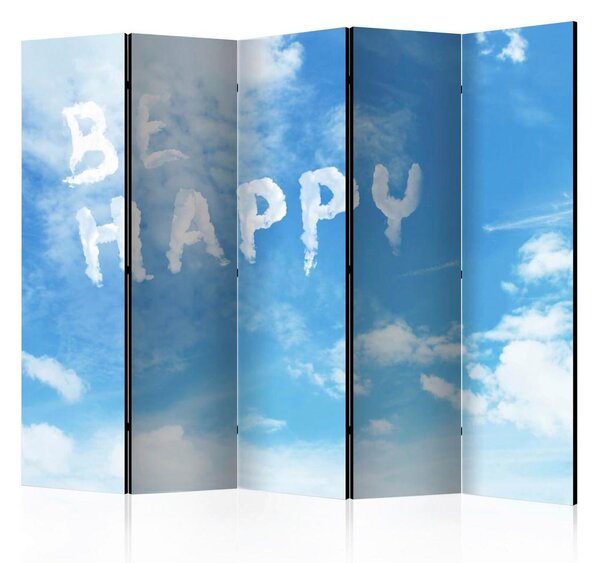 Artgeist Paravan Be Happy I, 5-Delni, Dvostranski