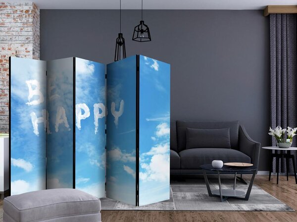 Artgeist Paravan Be Happy I, 5-Delni, Dvostranski