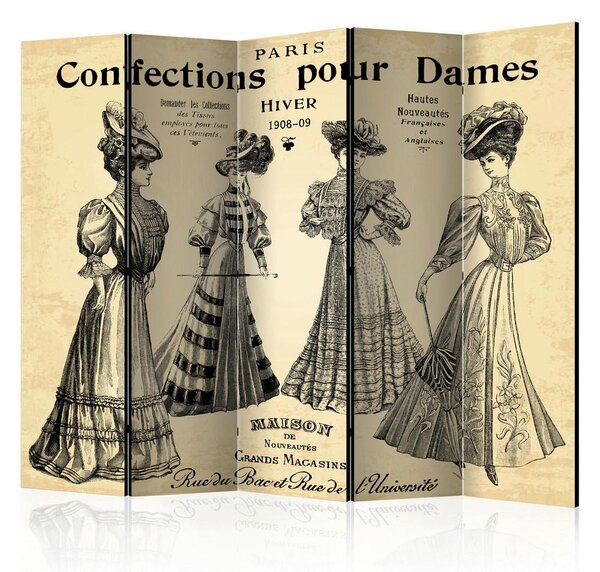 Artgeist Paravan Confections Pour Dames I, 5-Delni, Dvostranski