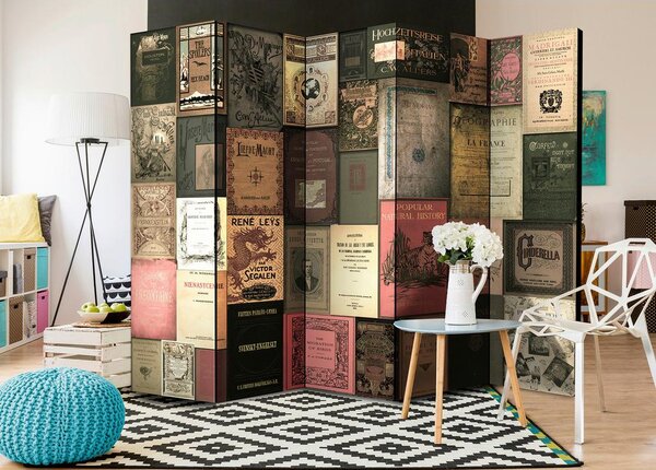 Artgeist Paravan Books Of Paradise I, 5-Delni, Enostranski