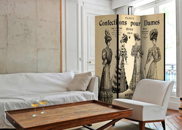 Artgeist Paravan Confections Pour Dames, 3-Delni, Dvostranski