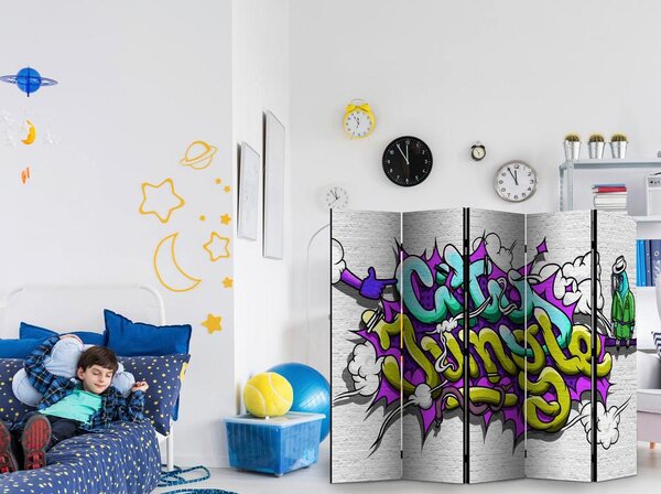 Artgeist Paravan City Jungle I, 5-Delni, Dvostranski