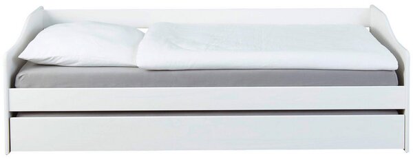 RAZTEGLJIVA POSTELJA 90 cm x 190 cm , bela