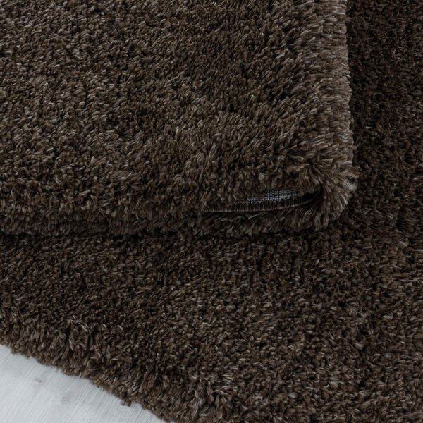 PREPROGA Z VISOKIM FLOROM Fluffy 3500 Braun 140/200 cm tkano rjava