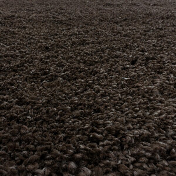 PREPROGA Z VISOKIM FLOROM Fluffy 3500 Braun 140/200 cm tkano rjava