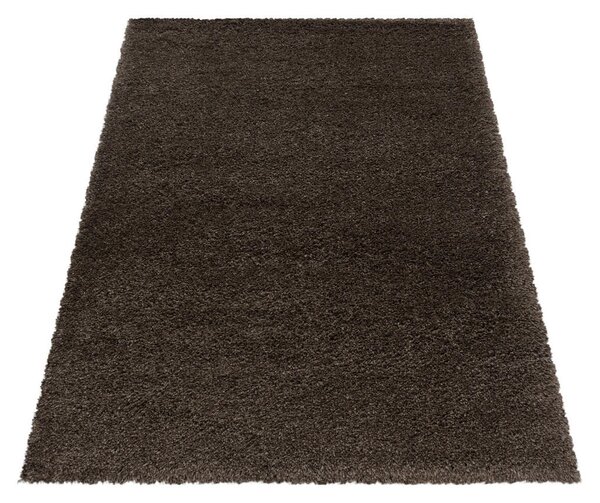 PREPROGA Z VISOKIM FLOROM Fluffy 3500 Braun 140/200 cm tkano rjava