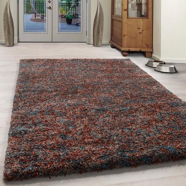 PREPROGA Z VISOKIM FLOROM Enjoy 80/150 cm tkano terakota