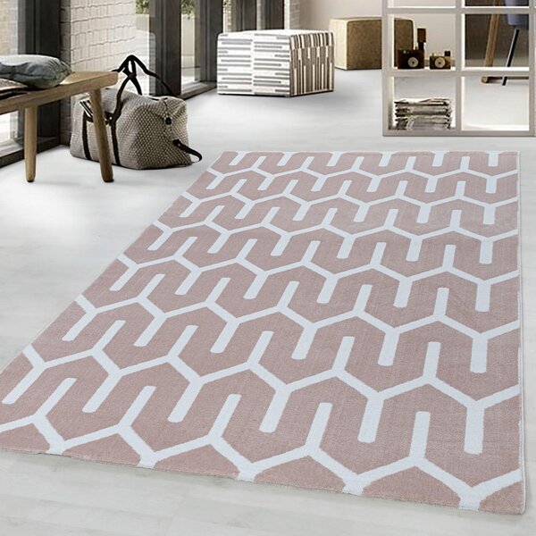 TKANA PREPROGA Costa 3524 Pink 200/290 cm tkano pink