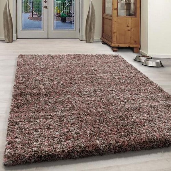 PREPROGA Z VISOKIM FLOROM Enjoy 120/170 cm tkano roza