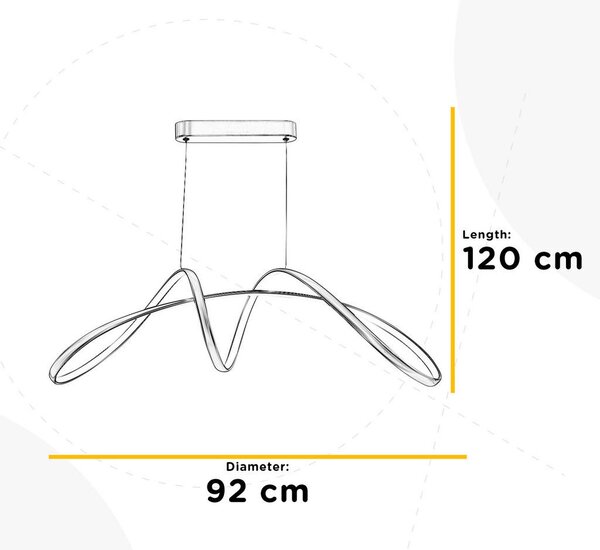 VISEČA LED-SVETILKA 4500 K