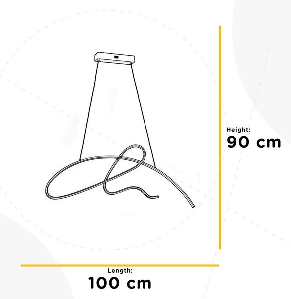 VISEČA LED-SVETILKA 4000 K