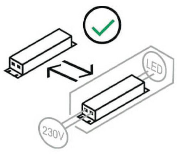 NAMIZNA LED-SVETILKA 17/24 cm