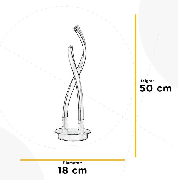 NAMIZNA LED-SVETILKA 18/50 cm