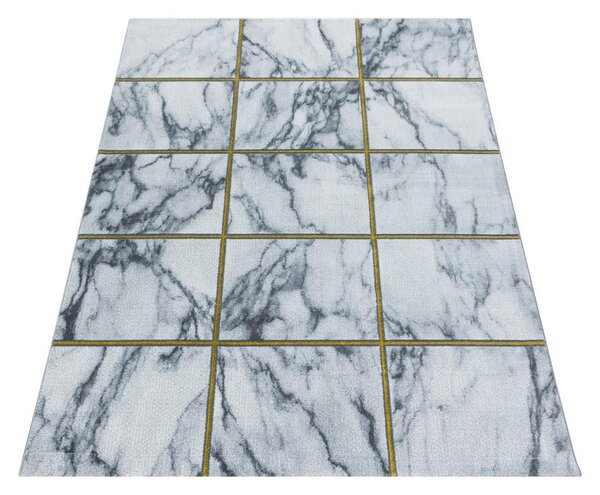 TKANA PREPROGA Naxos 3816 gold 140/200 cm tkano zlate barve