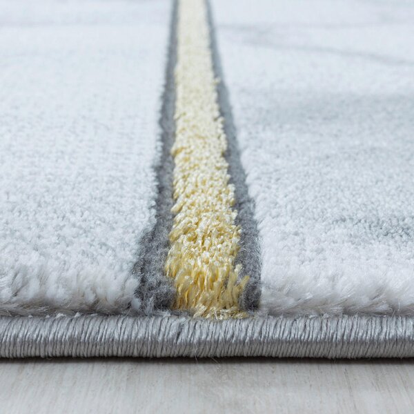 TKANA PREPROGA Naxos 3816 gold 140/200 cm tkano zlate barve