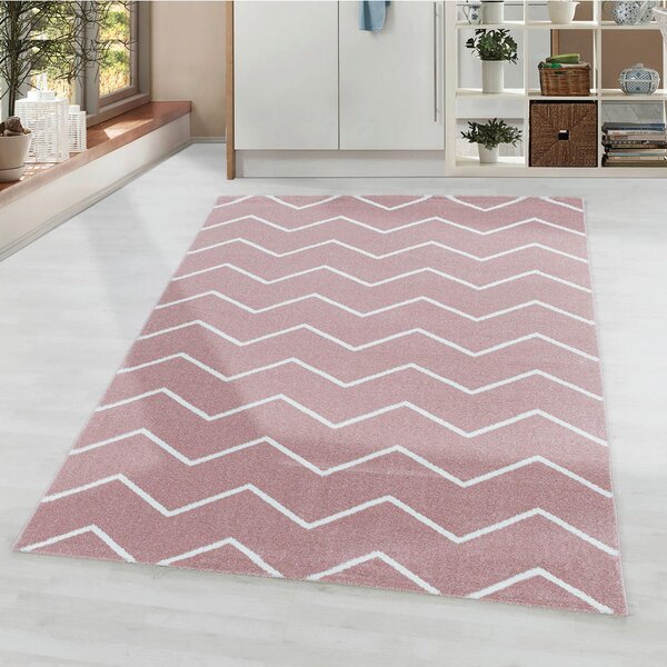 TEKAČ Rio 4602 rosa 80/250 cm tkano roza