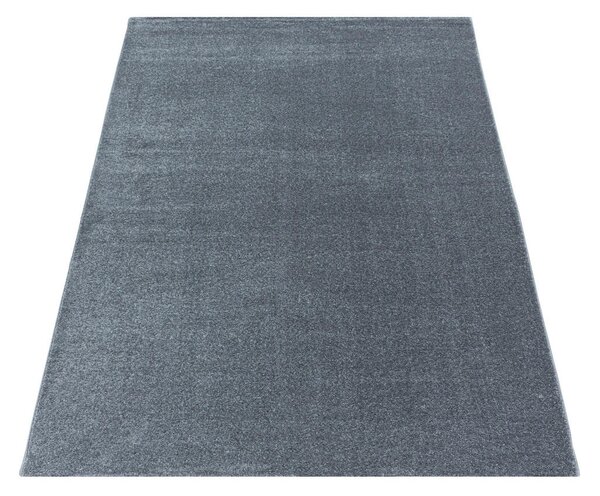 PREPROGA Z VISOKIM FLOROM Rio 4600 silber 80/150 cm tkano srebrne barve