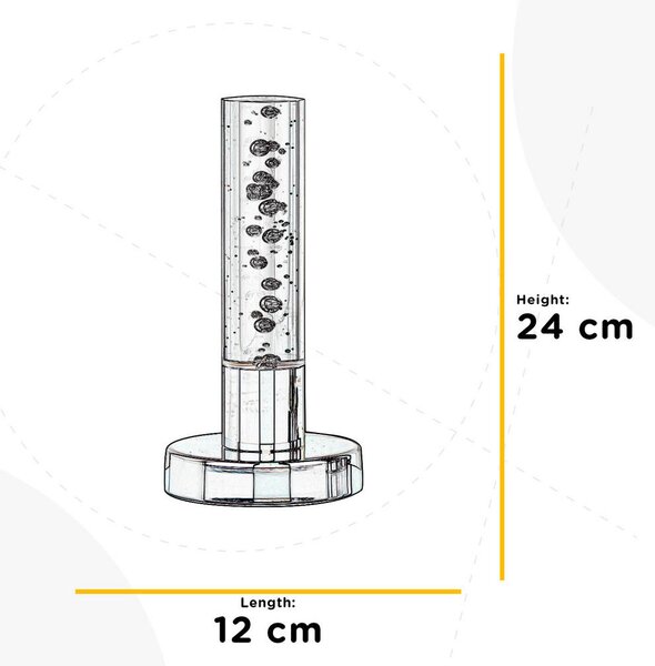 NAMIZNA LED-SVETILKA BUBBLES 12/12/24 cm