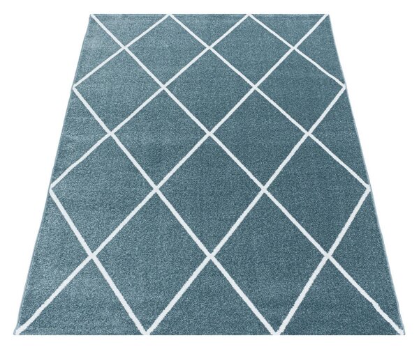 PREPROGA Z VISOKIM FLOROM Rio 4601 blau 80/150 cm tkano modra