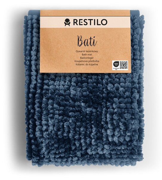 Temno modra kopalniška preproga 70x120 cm Bati – Restilo