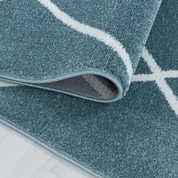 PREPROGA Z VISOKIM FLOROM Rio 4601 blau 80/150 cm tkano modra