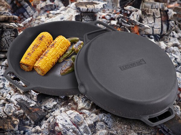 Grill-Servierpfanne 35/5 cm emajl