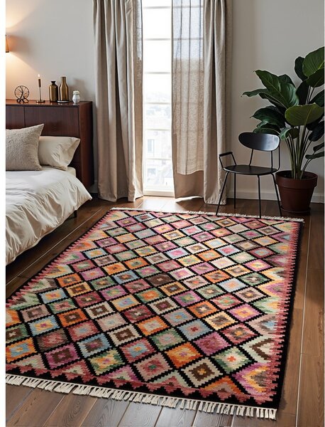 Obojestranska ročno tkana volnena preproga 120x170 cm Kamal Zara – Nouristan