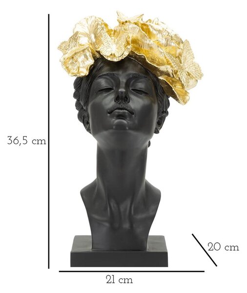 Kipec iz poliresina 36,5 cm Woman With Butterfly – Mauro Ferretti
