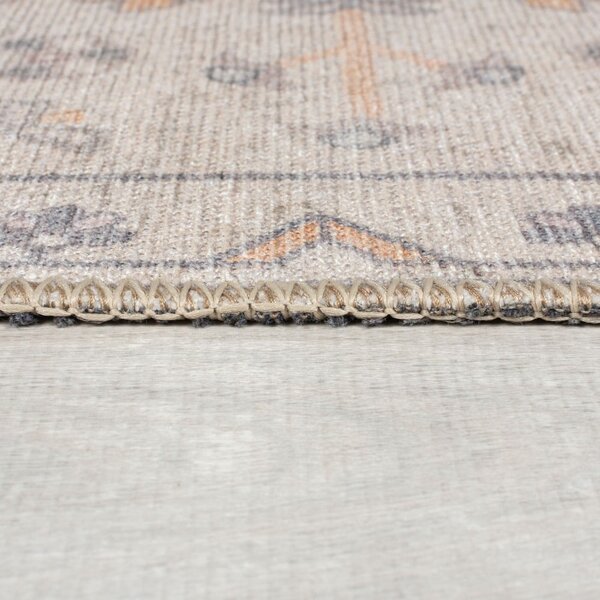 Kremno bel pralen tekač 60x230 cm Teo Traditional – Flair Rugs