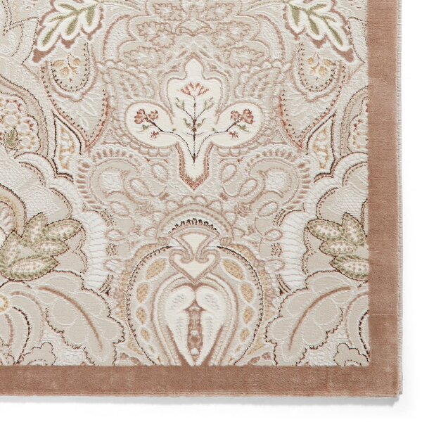 Kremno bela preproga 120x170 cm Damask Bronze – Think Rugs
