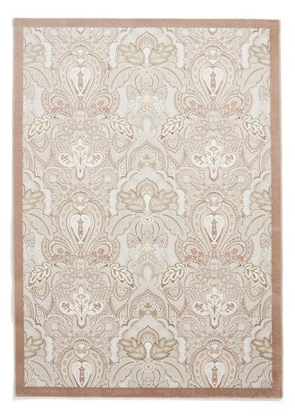 Kremno bela preproga 120x170 cm Damask Bronze – Think Rugs