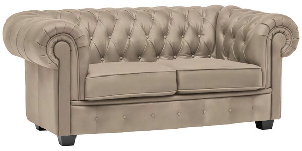 CHESTERFIELD ZOFA, bež tekstil