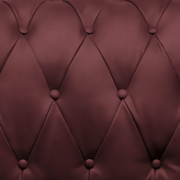 CHESTERFIELD ZOFA, bordo tekstil
