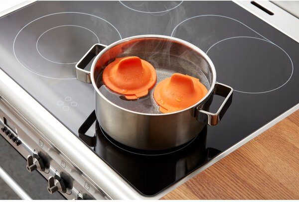 Silikonski modeli za poširana jajca v kompletu 2 ks Pouched egg cooker – Lékué