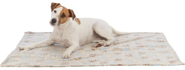 Bež odeja za pse iz flisa 100x70 cm Trixie Laslo – Plaček Pet Products