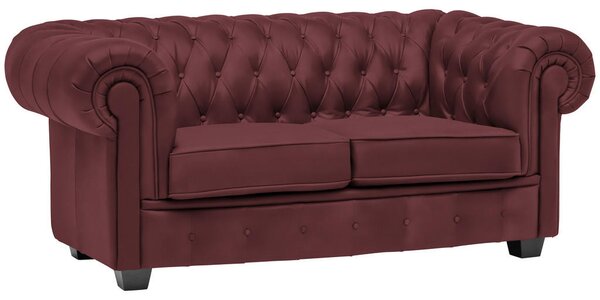 CHESTERFIELD ZOFA, bordo tekstil