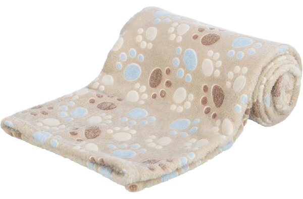 Bež odeja za pse iz flisa 100x70 cm Trixie Laslo – Plaček Pet Products