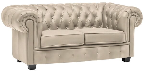 CHESTERFIELD ZOFA, krem barve tekstil