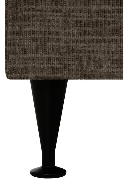 BOXSPRING POSTELJA 120 cm x 200 cm , tekstil rjava