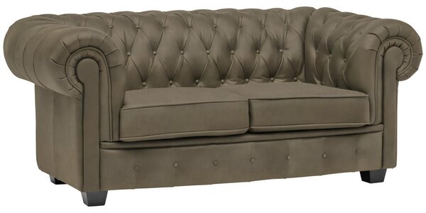 CHESTERFIELD ZOFA, umazano rjava tekstil
