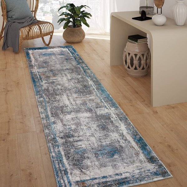 Moder pralen tekač 60x150 cm Abstract Colors Blue – Vitaus