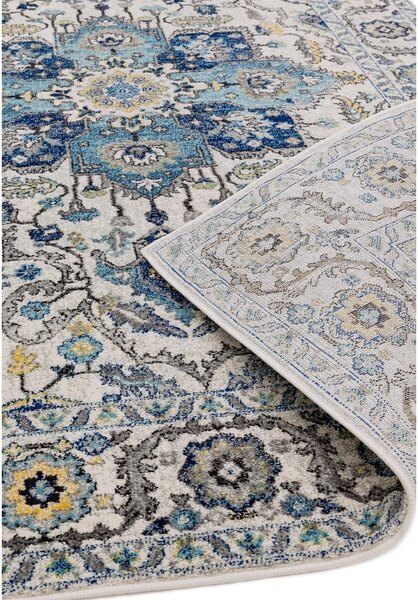 Modra preproga 160x230 cm Nova Persian Blue – Asiatic Carpets