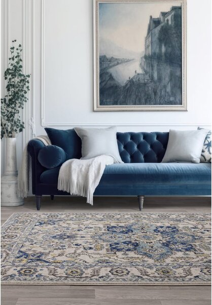 Modra preproga 160x230 cm Nova Persian Blue – Asiatic Carpets