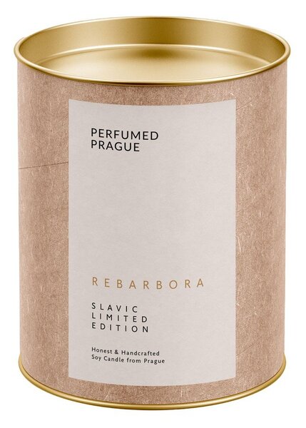 Dišeča sveča iz sojinega voska čas gorenja 40 h Slavic Edition: #07 Rhubarb – Perfumed Prague