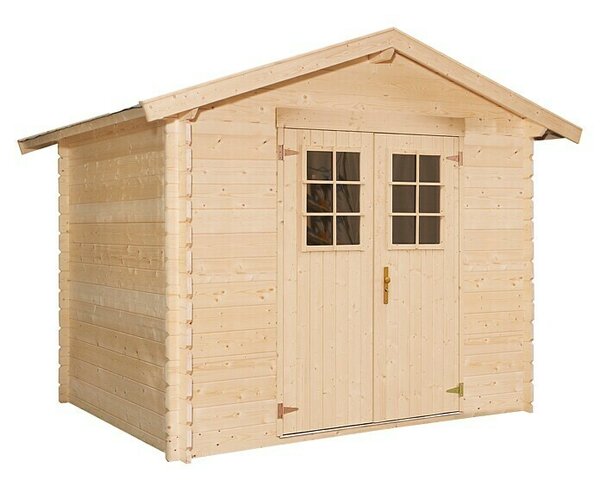 Kiehnholz Vrtna hiška Kopenhagen 1 (Zunanje dimenzije vključno s strešnim previsom (Š x G): 310 x 213 cm, Les, Rjava)
