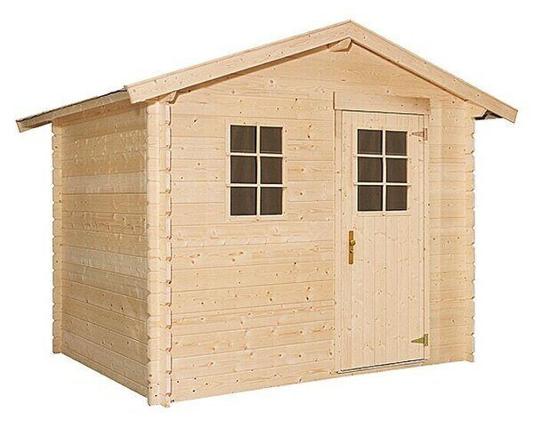 Kiehnholz Vrtna hiška Kopenhagen 2 (Zunanje dimenzije vključno s strešnim previsom (Š x G): 310 x 213 cm, Les, Rjava)