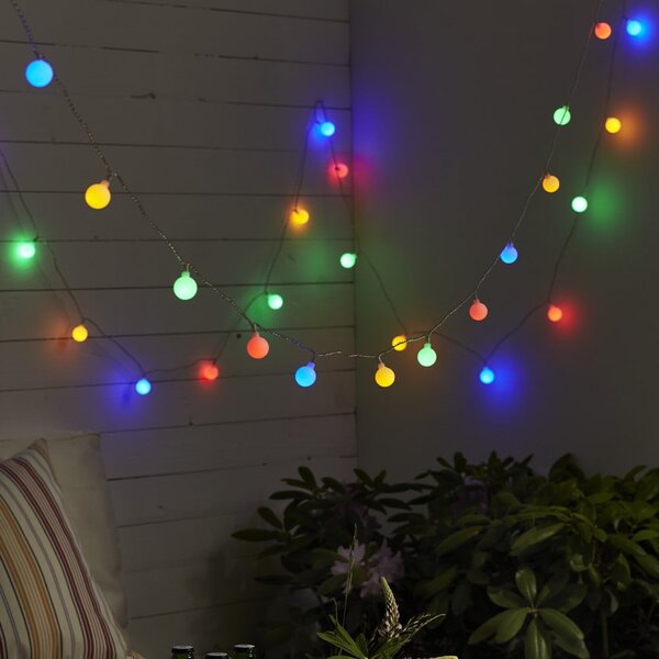 Svetlobna veriga Star Trading Partylights Berry Multi, 50 luči