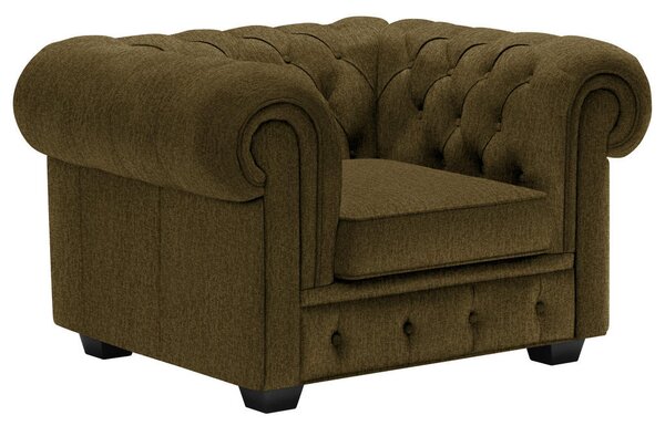 CHESTERFIELD FOTELJ, kaki tekstil