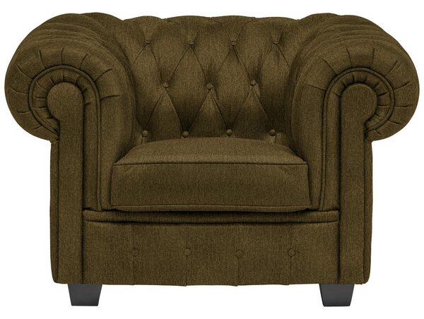 CHESTERFIELD FOTELJ, kaki tekstil