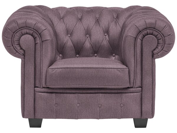 CHESTERFIELD FOTELJ, sivovijolična tekstil